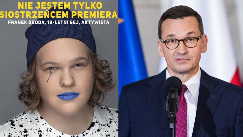 Franek Broda, gej, aktywista i siostrzeniec Mateusza Morawieckiego w wywiadzie dla magazynu "Replika"