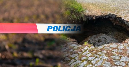 Ziemia zapadła się na posesji. Zaskakujące, co znaleziono w wyrwie
