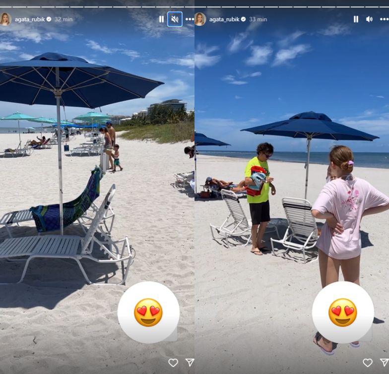 Agata Rubik pokazała okolicę, w której mieszka z rodziną w Miami