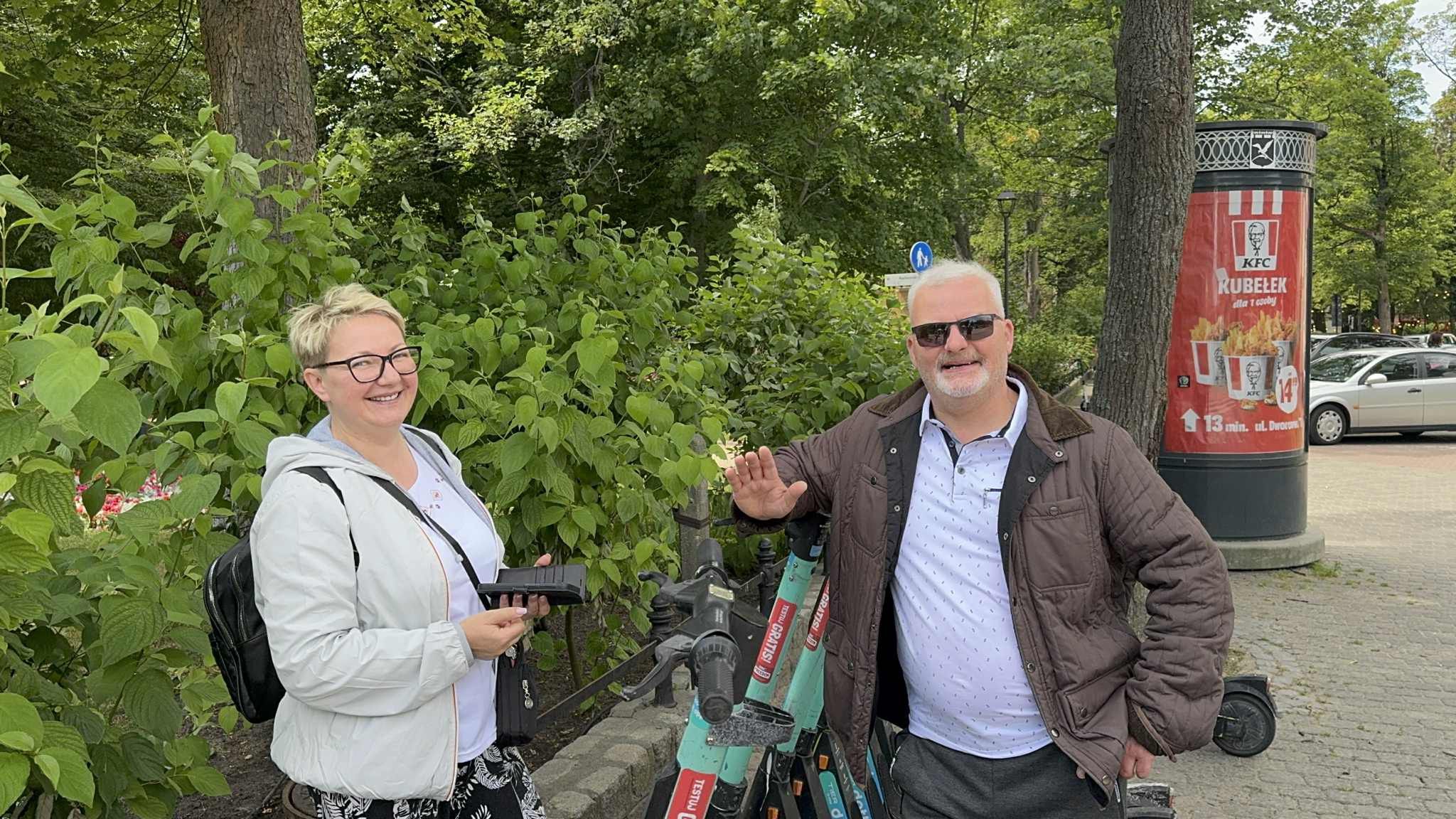 - Nie ma co narzekać na pogodę - mówi Brian ze Szkocji.
