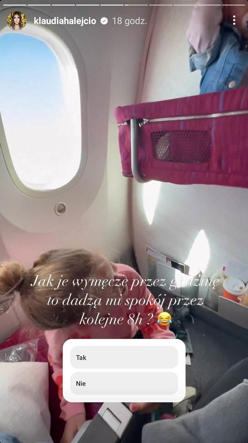 Klaudia Halejcio ironicznie o warunkach w samolocie powrotnym z rajskich wakacji