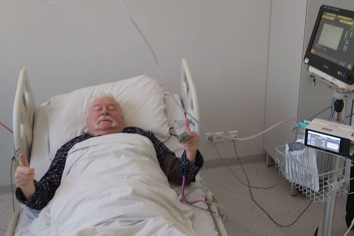 Lech Wałęsa walczy z koronawirusem, ale powoli wraca do zdrowia
