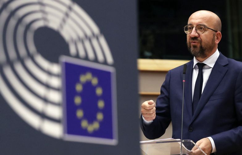 Szef Rady Europejskiej Charles Michel.