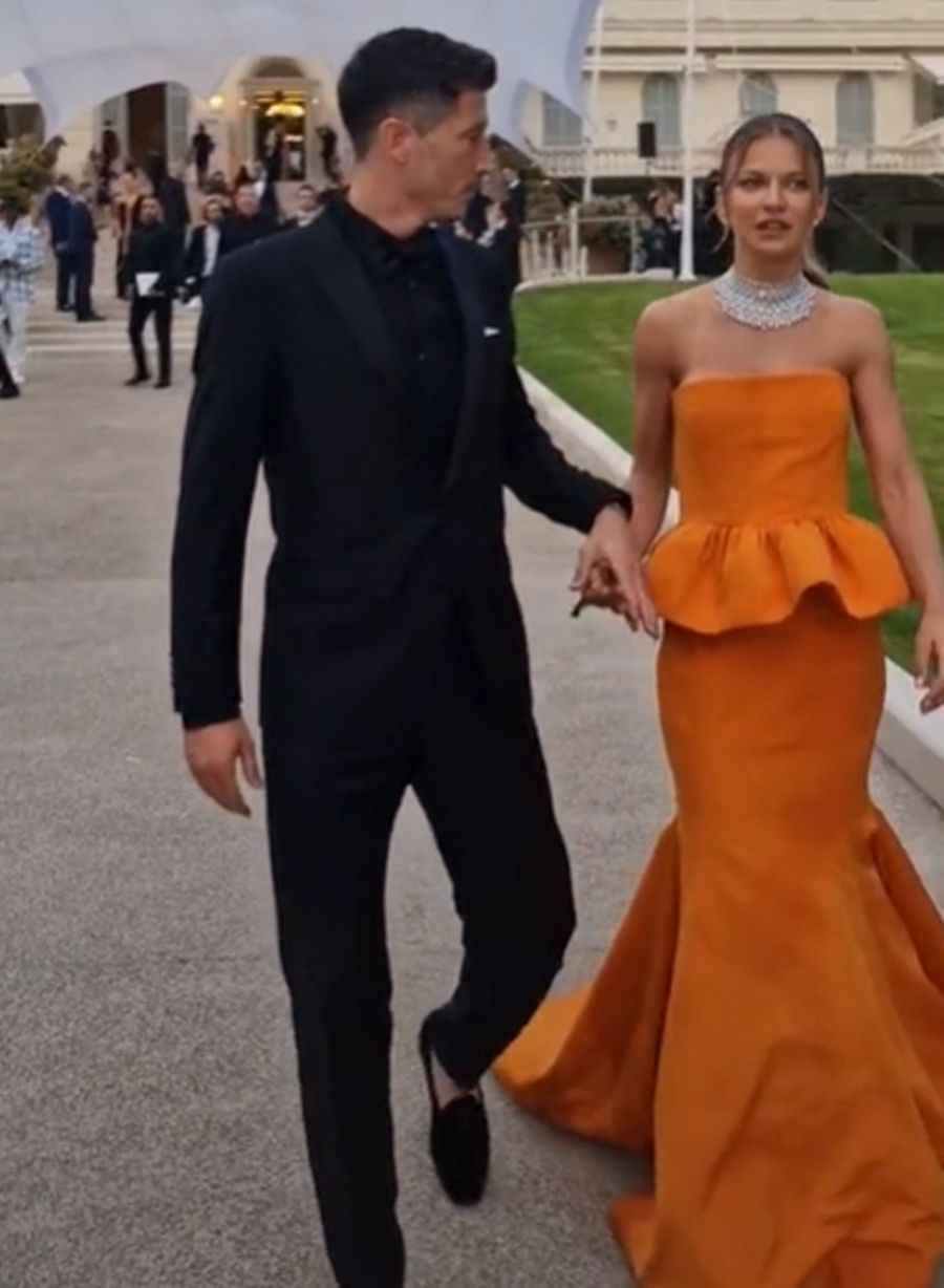Anna i Robert Lewandowscy w Cannes 