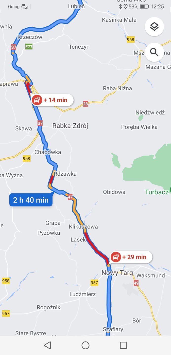 Tak wyglądała trasa naszej czytelniczki