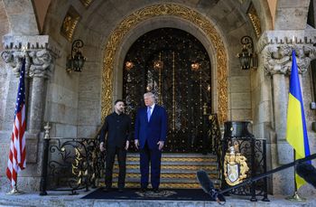 Trump mówi o eksplozjach w Rosji. Obok stał Zełenski