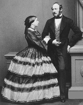 Queen Victoria and Prince Albert in 1861