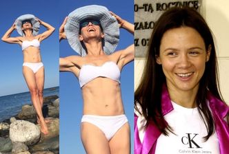 Kinga Rusin pozuje w bikini: "15 lat temu wstydziłam się pokazać w kostiumie!"
