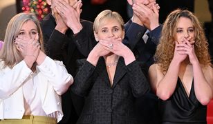 Wymowny gest w Cannes. Francuska aktorka sprzeciwia się przemocy seksualnej