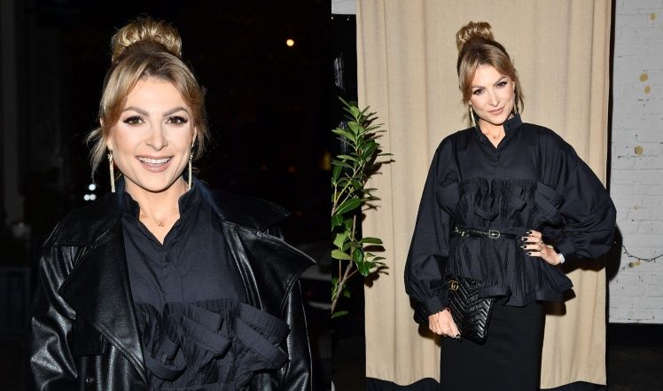 Magdalena Narożna na premierze książki