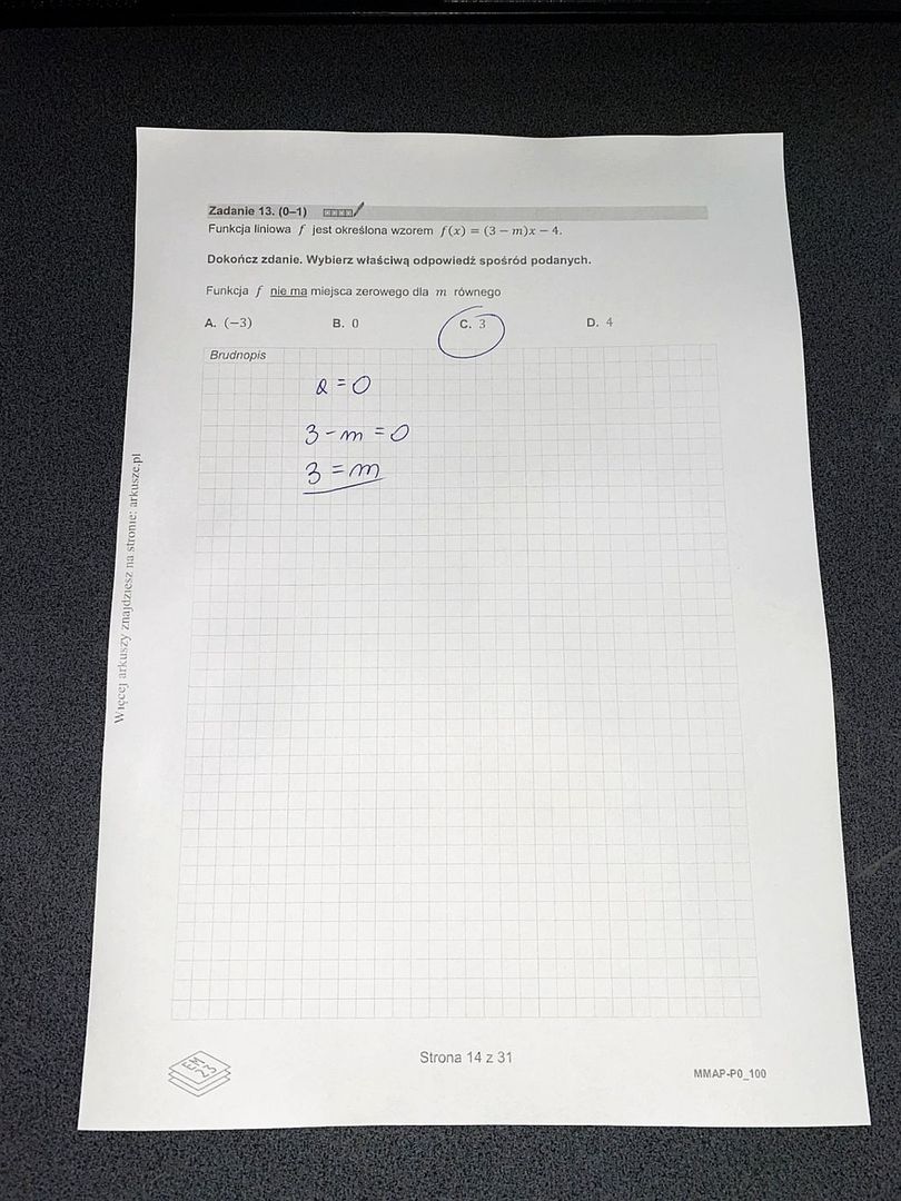 Matura 2025 z matematyki - rozwiązania i odpowiedzi do arkusza C