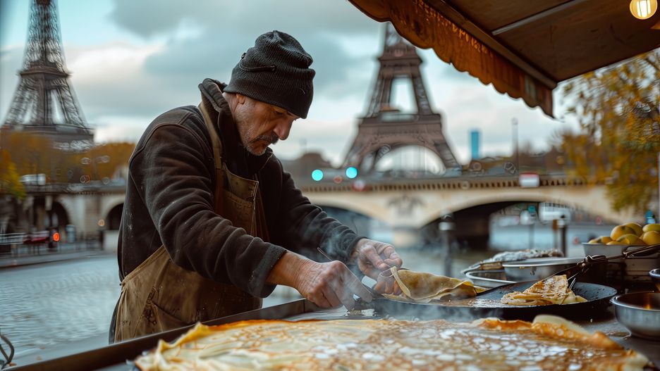 Turyści chętnie kupują "crepes" u ulicznych sprzedawców