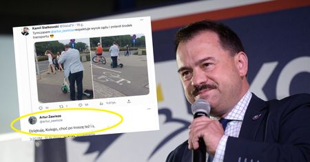 "Dziękuję i spie******". Tak Artur Zawisza odpisał dziennikarzowi