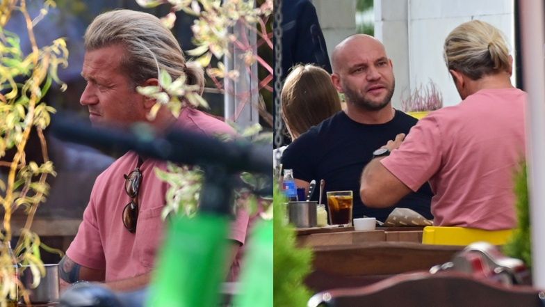 Emil Stępień i Jarosław Jakimowicz robią wspólnie interesy na prywatnym spotkaniu