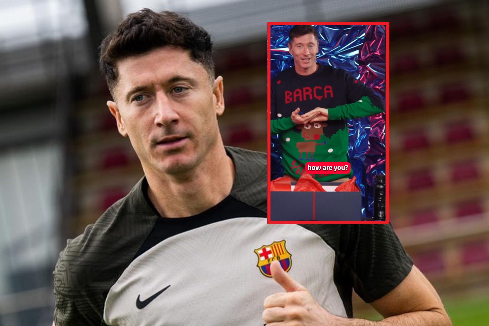 Na zdjęciu Robert Lewandowski 