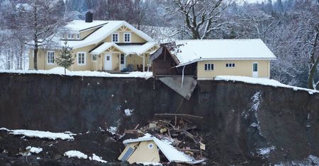 Norwegia. Osuwisko w Ask. Znaleziono ciało jednej z ofiar