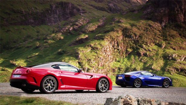 Lexus LFA vs. Ferrari 599 GTO