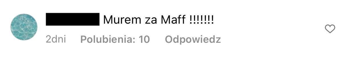 Maffashion DZIĘKUJE ZA WSPARCIE po SKANDALU z Sebastianem Fabijańskim i Rafalalą