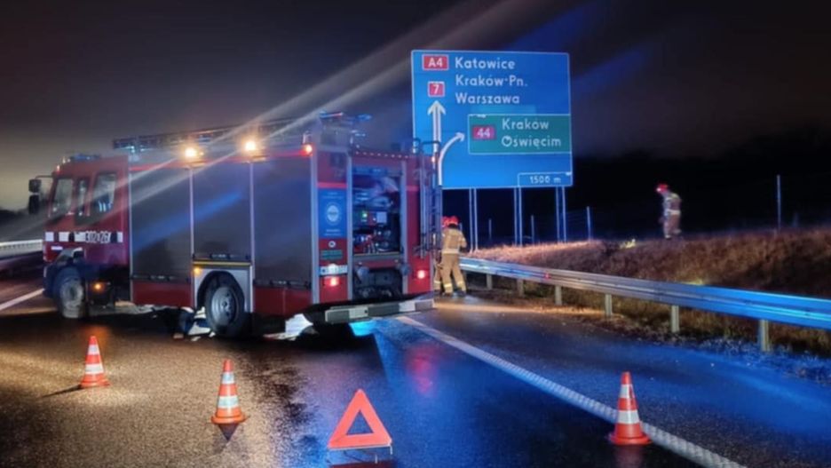 Potrącona seniorka na A4