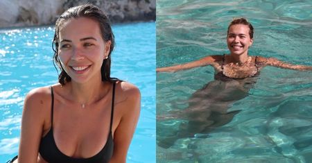 Sandra Kubicka niczym syrenka walczy o tytuł "bikiniary roku" w kusym bikini i wygrzewa się w greckim słońcu