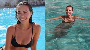 Sandra Kubicka niczym syrenka walczy o tytuł "bikiniary roku" w kusym bikini i wygrzewa się w greckim słońcu