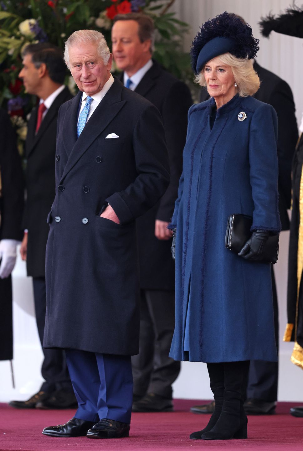 Karol i Camilla przybywają na spotkanie z prezydentem Korei Południowej i jego żoną