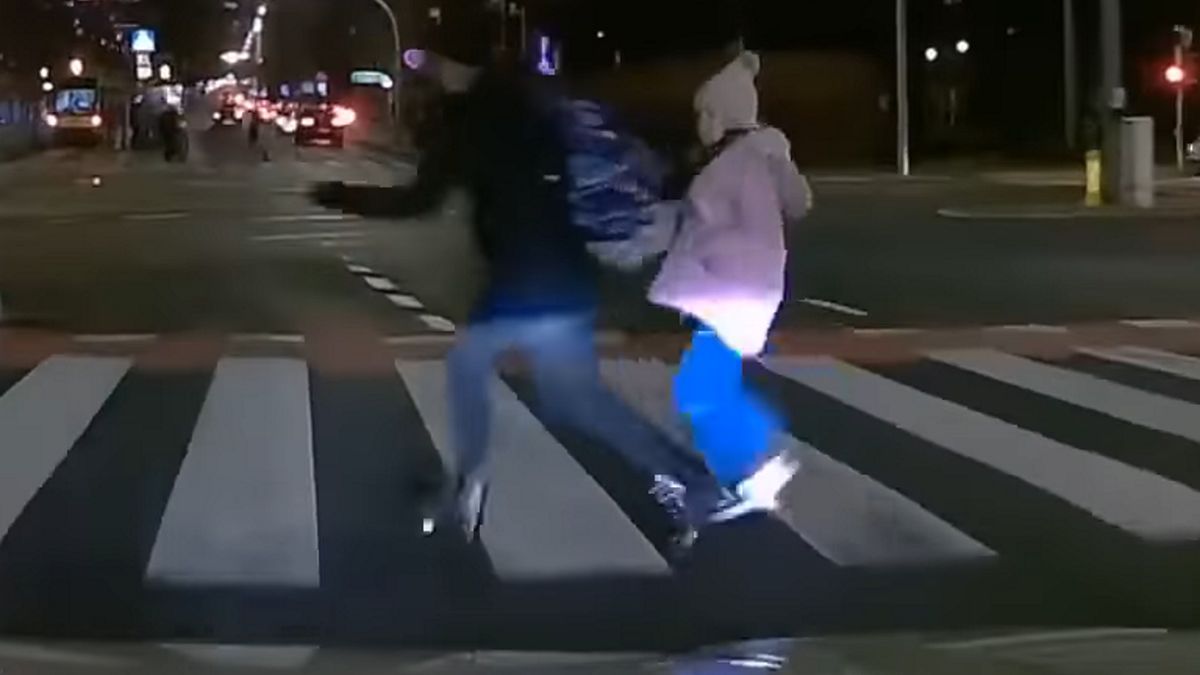 Kierowca wykazał się niesamowitym refleksem