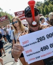 Frank jest przewartościowany. Frankowicz traci przez to średnio 200 zł miesięcznie