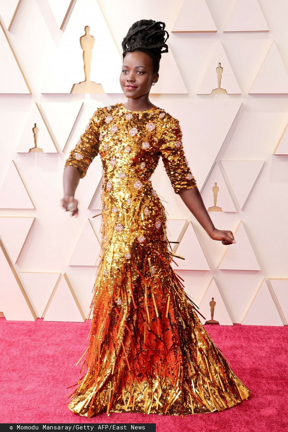 Lupita Nyong'o – Oscary 2022, kreacja: Prada