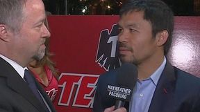 Pacquiao: Lubię być w roli outsidera