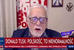 Pietrzak odleciał w TVP Info. "Brudny i głupi to jest Tusk"