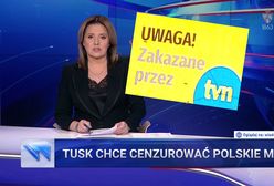 Kuriozalny atak "Wiadomości" na Tuska i TVN. O skandalu z Macierewiczem ani słowa