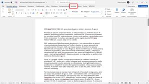 Microsoft Word: menu Recenzja