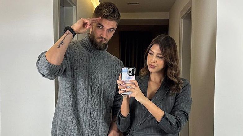 Karol Kłos z żoną Aleksandrą