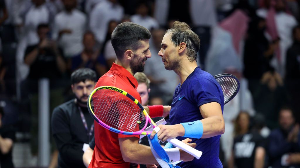 Getty Images / Richard Pelham / Na zdjęciu: Novak Djoković i Rafael Nadal