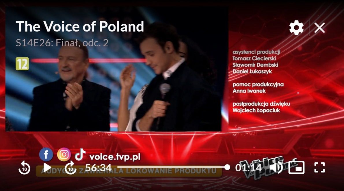 Anna Iwanek pojawiła się w napisach końcowych