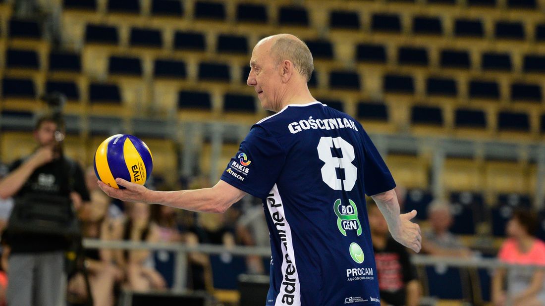 Stanisław Gościniak podczas All Star Volley Show