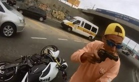 Złodziej zastrzelony podczas kradzieży motocykla