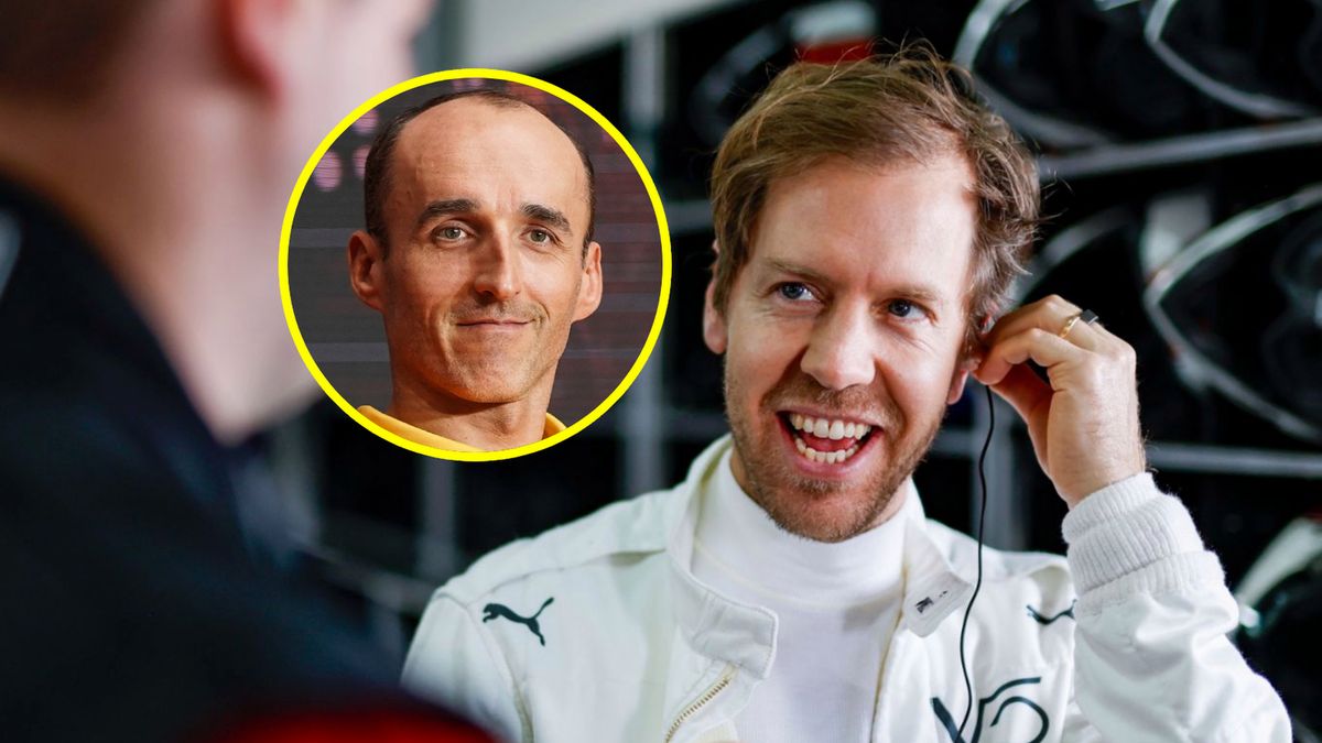 Materiały prasowe / Porsche / Na zdjęciu: Sebastian Vettel, w kółku Robert Kubica