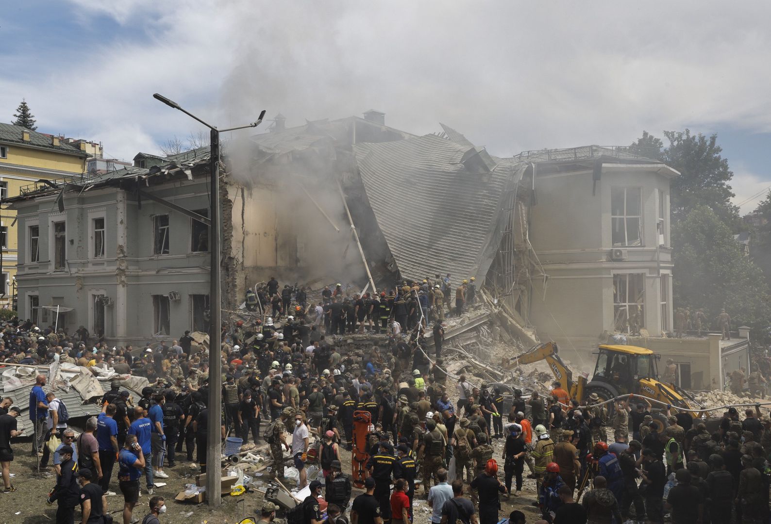 Rosyjski zmasowany atak na Ukrainę