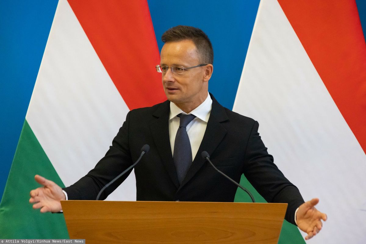 Węgierski minister spraw zagranicznych Peter Szijjarto