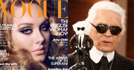 Lagerfeld: "Adele JEST ZA GRUBA, ale ma śliczną twarz"
