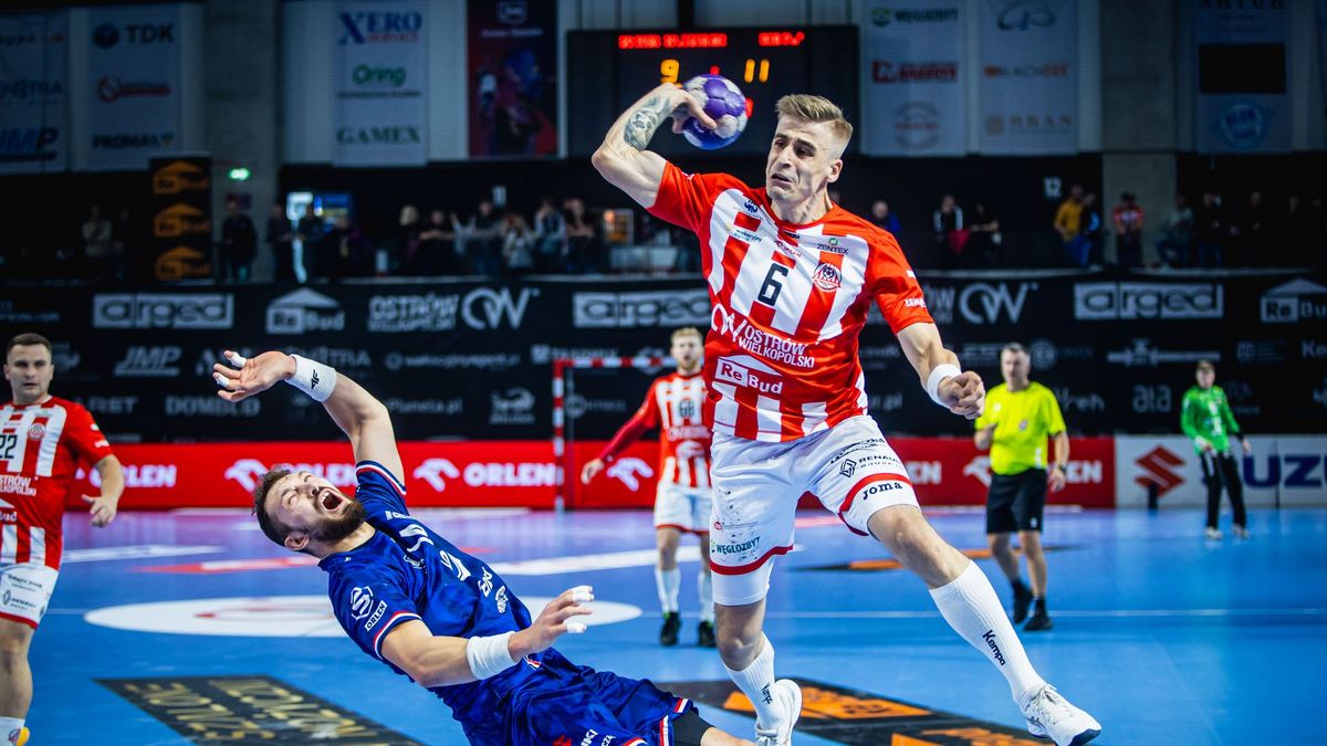 Materiały prasowe / Orlen Superliga / Przemysław Urbaniak (Rebud KPR Ostrovia Ostrów Wielkopolski) w akcji