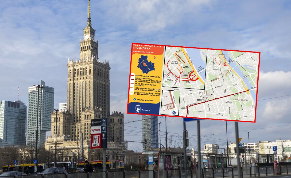 Będą utrudnienia w stolicy. Podano szczegóły