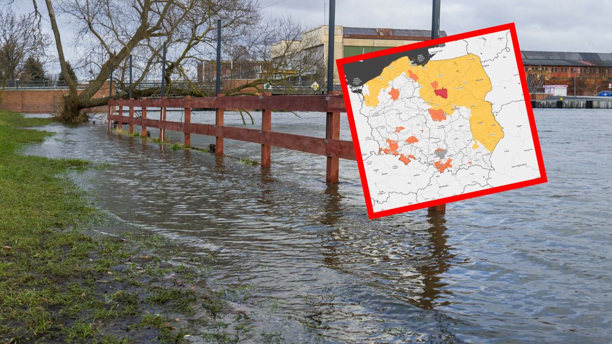 IMGW wydał ostrzeżenia hydrologiczne I, II i III stopnia.