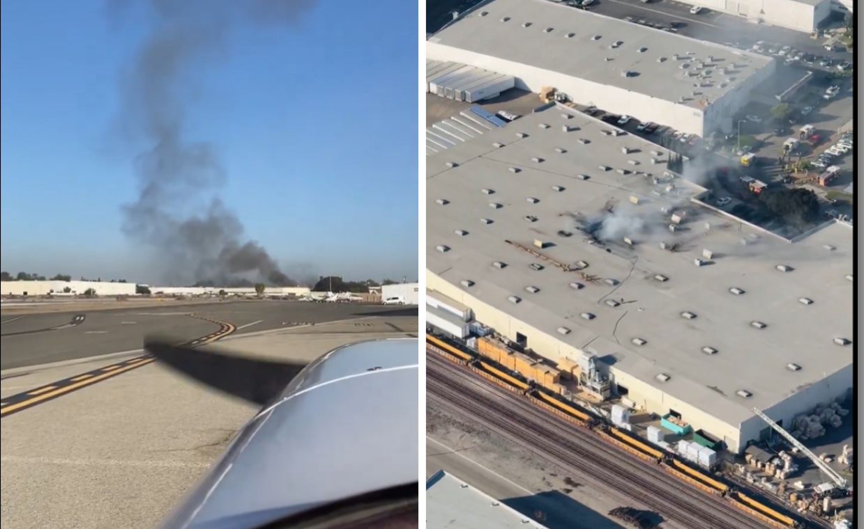 California plane tragedy: Crash sparks fire, evacuations