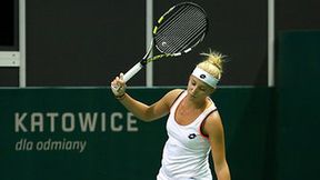 Kwalifikacje WTA Katowice: Paula Kania - Maria Elena Camerin 7:6 1:6 5:7