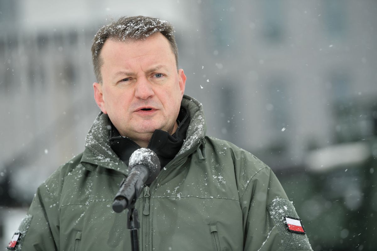 Minister obrony narodowej Mariusz Błaszczak złożył wizytę w Kijowie