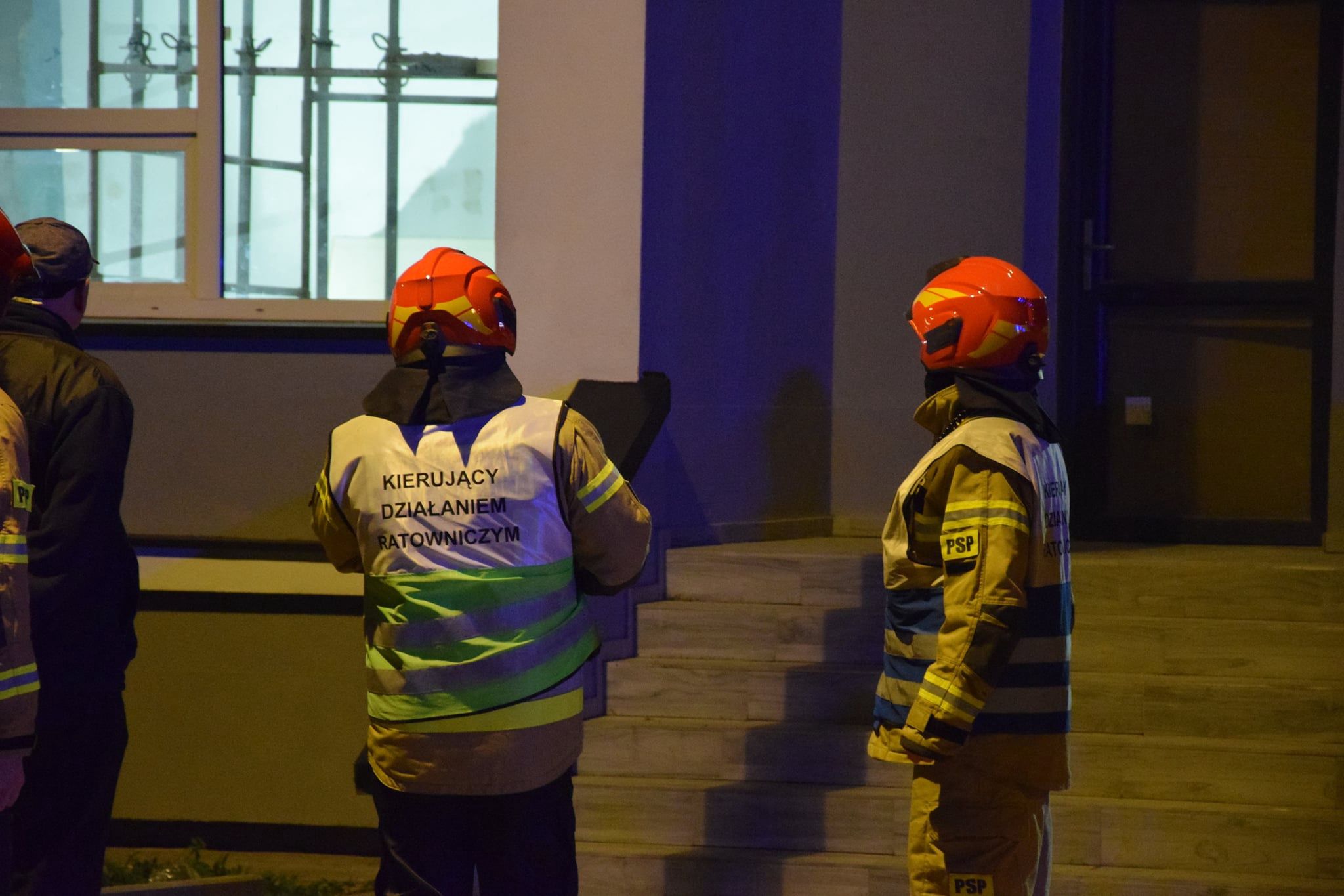 Nocna ewakuacja w Jaśle