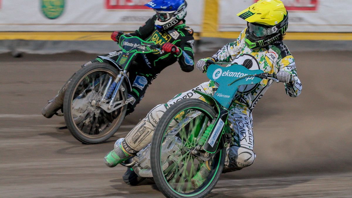 WP SportoweFakty / Arkadiusz Siwek / ROW - Falubaz. Patryk Dudek i Max Fricke